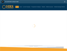 Tablet Screenshot of healthrs.net